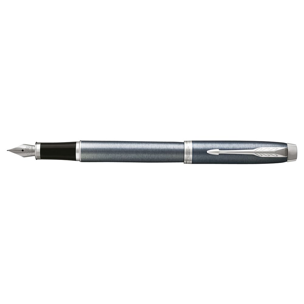 Parker IM Fountain Pen Light Grey with Chrome Trim