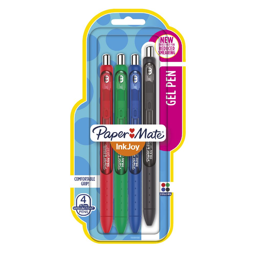 PaperMate Inkjoy Gel Pen Business Assorted 4 Pack