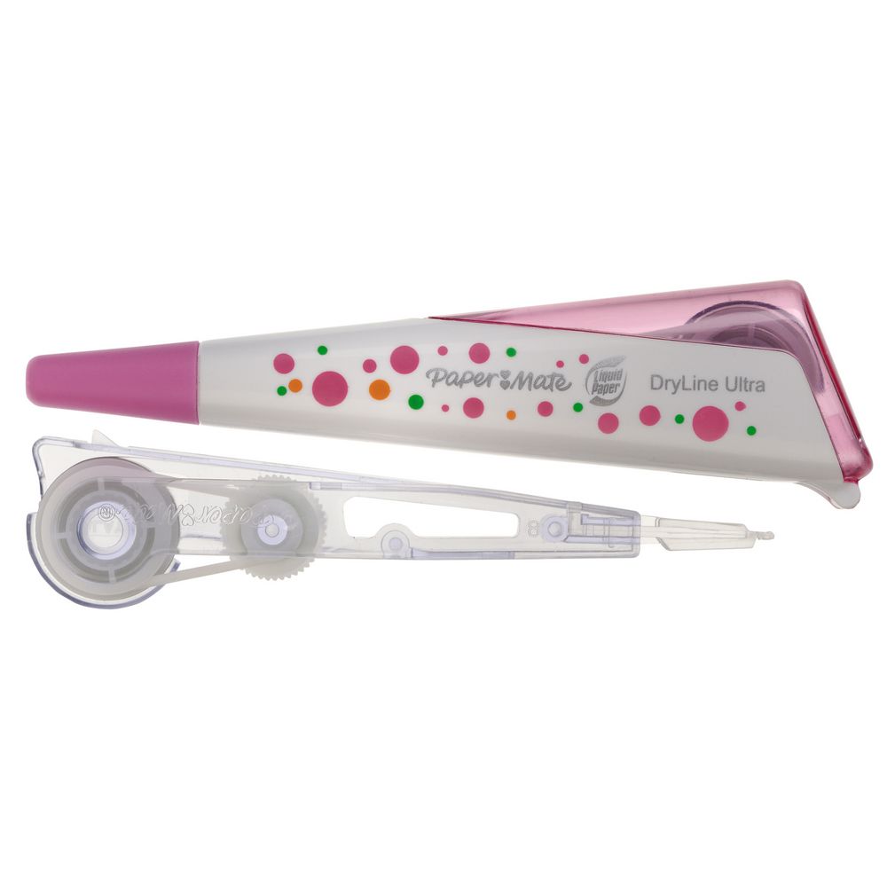 Liquid Paper Dryline Ultra Correction Tape with Refill Pink
