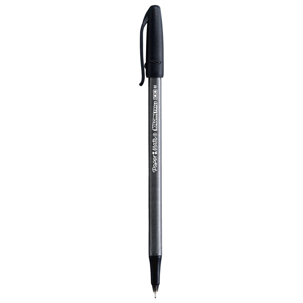 PaperMate Kilometrico Elite Ballpoint Pens Black 10 Pack
