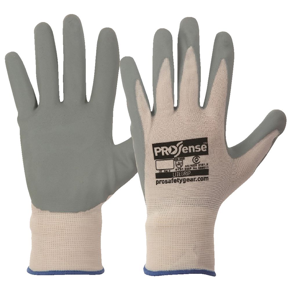 ProChoice Nitrile LiteGrip Gloves Size 9
