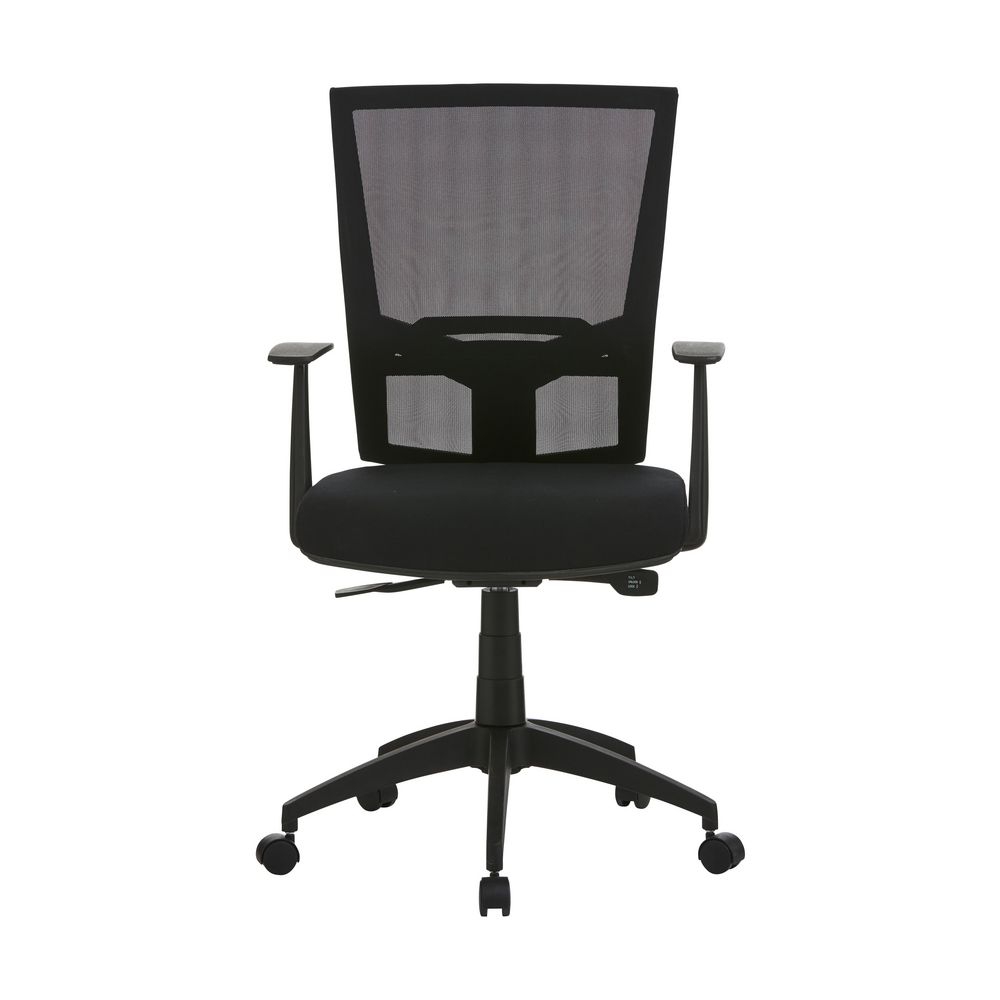 Radar Plus Synchro Heavy Duty Ergonomic Chair Black