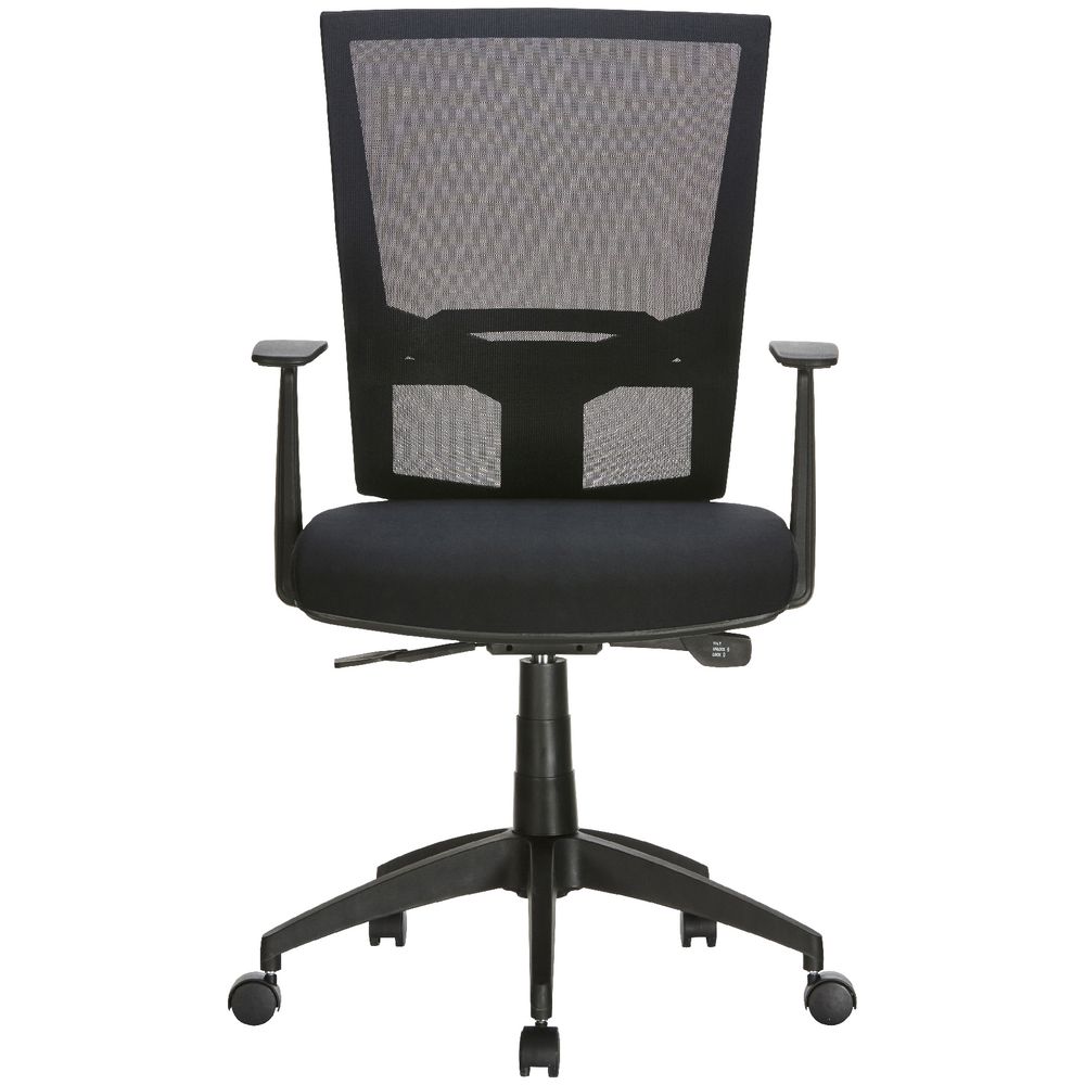Radar Plus Synchro Heavy Duty Ergonomic Chair Black