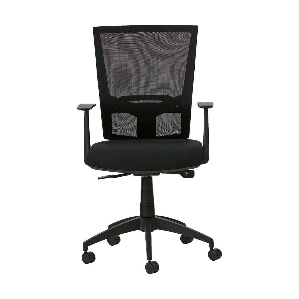 Radar Plus Synchro Heavy Duty Ergonomic Chair Black