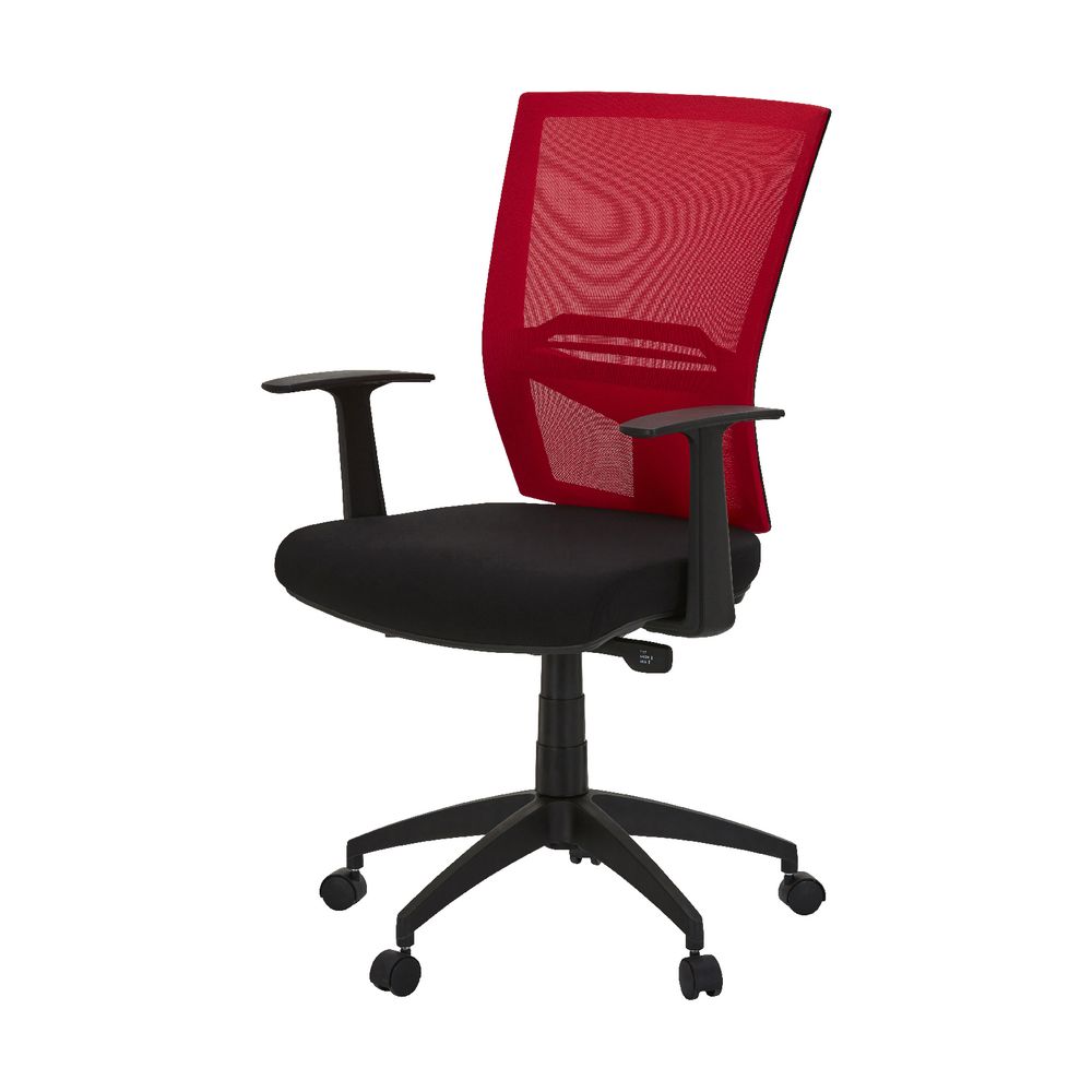Radar Plus Synchro Heavy Duty Ergonomic Chair Red