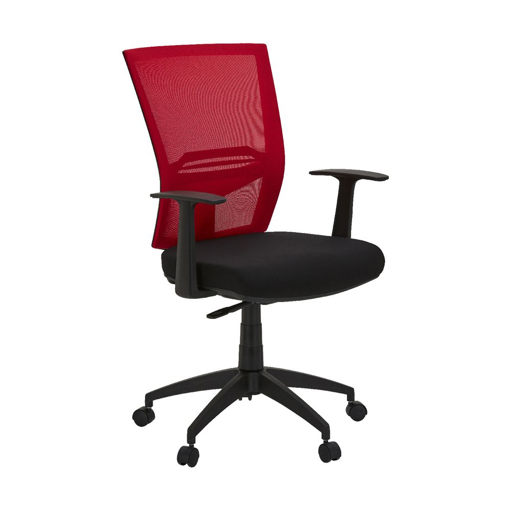 Radar Plus Synchro Heavy Duty Ergonomic Chair Red
