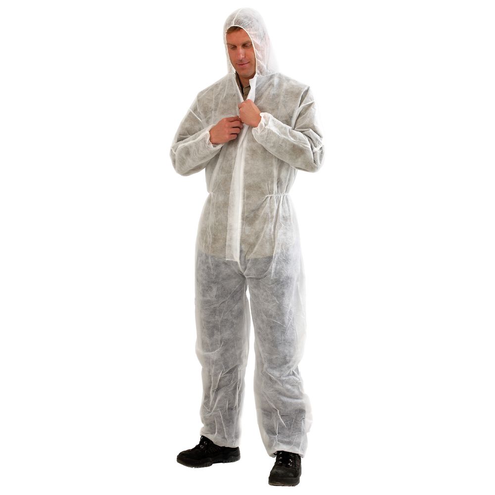 Provek Disposable Coveralls M White