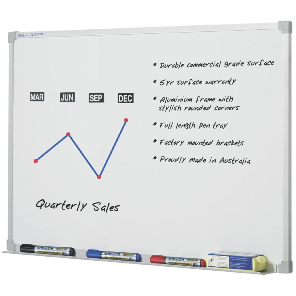 Penrite Premium Magnetic Whiteboard 1500 x 900mm