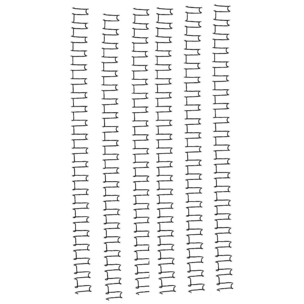 GBC Binding Coil 21 Loop Wire 10mm Black 100 Pack