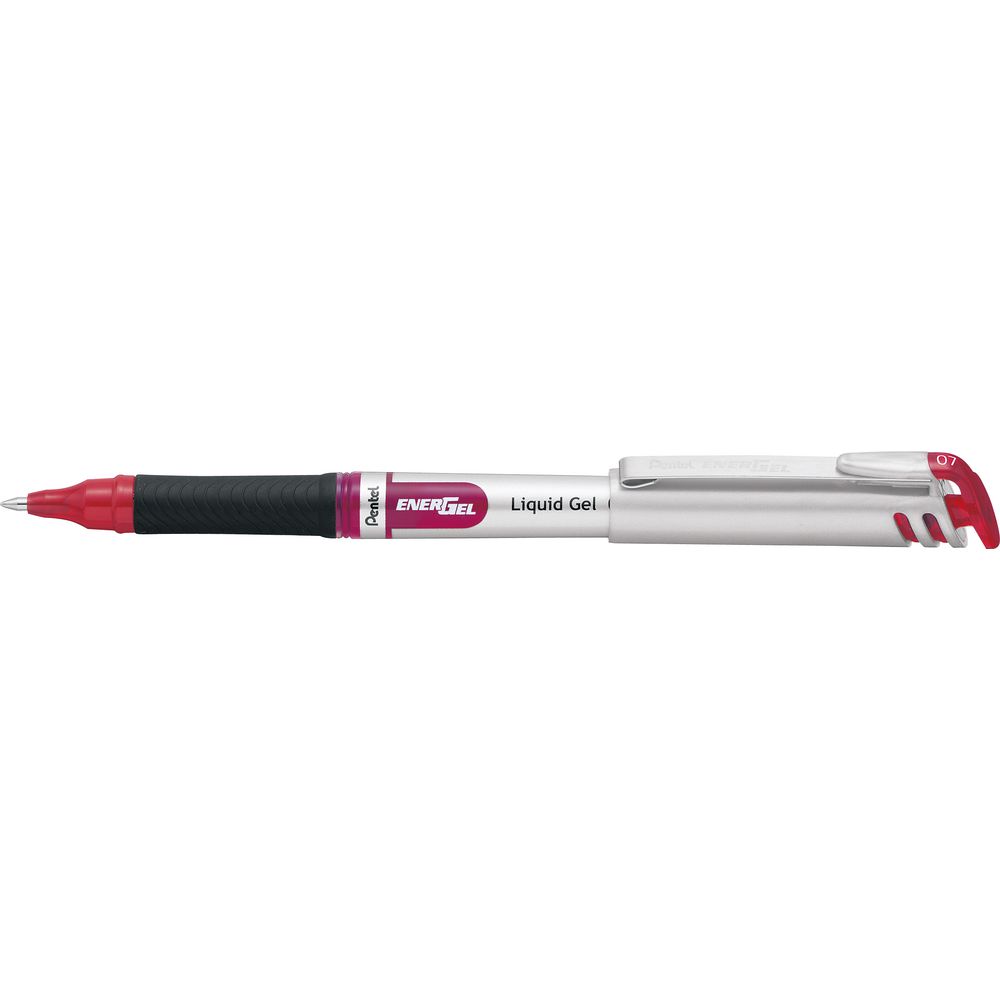 Pentel Energel BL17 Rollerball Pens Red 12 Pack