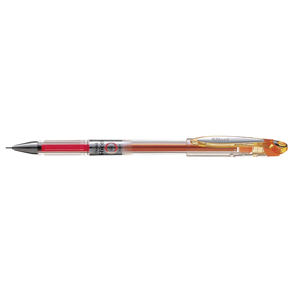 Pentel Slicci Gel Pen 0.4mm Orange