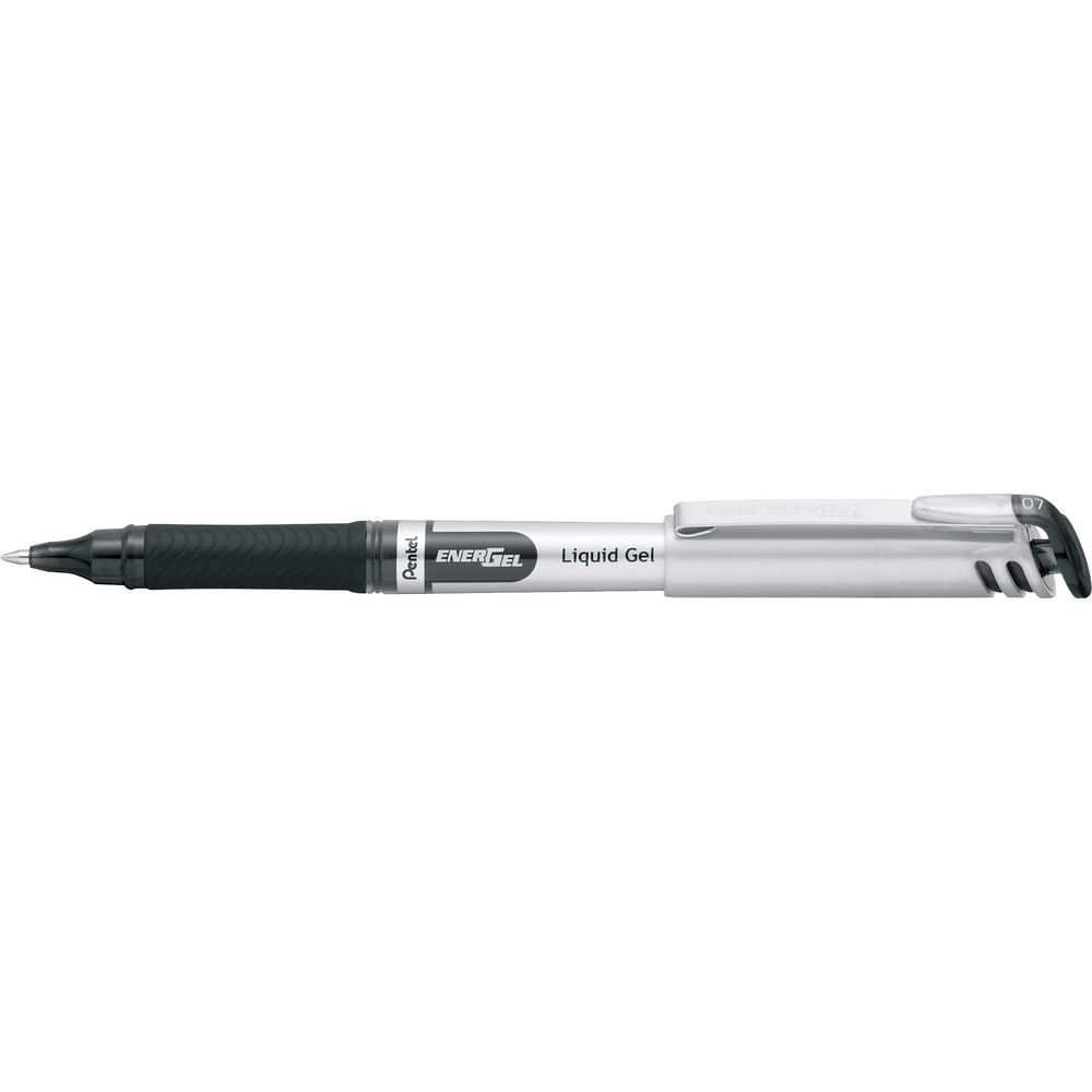 Pentel Energel BL17 Rollerball Pens Black 12 Pack