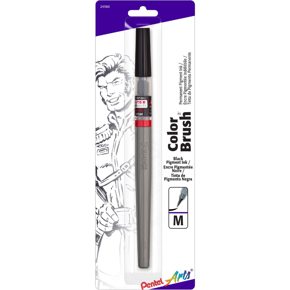 Pentel Arts Color Brush Pen with Pigment Ink