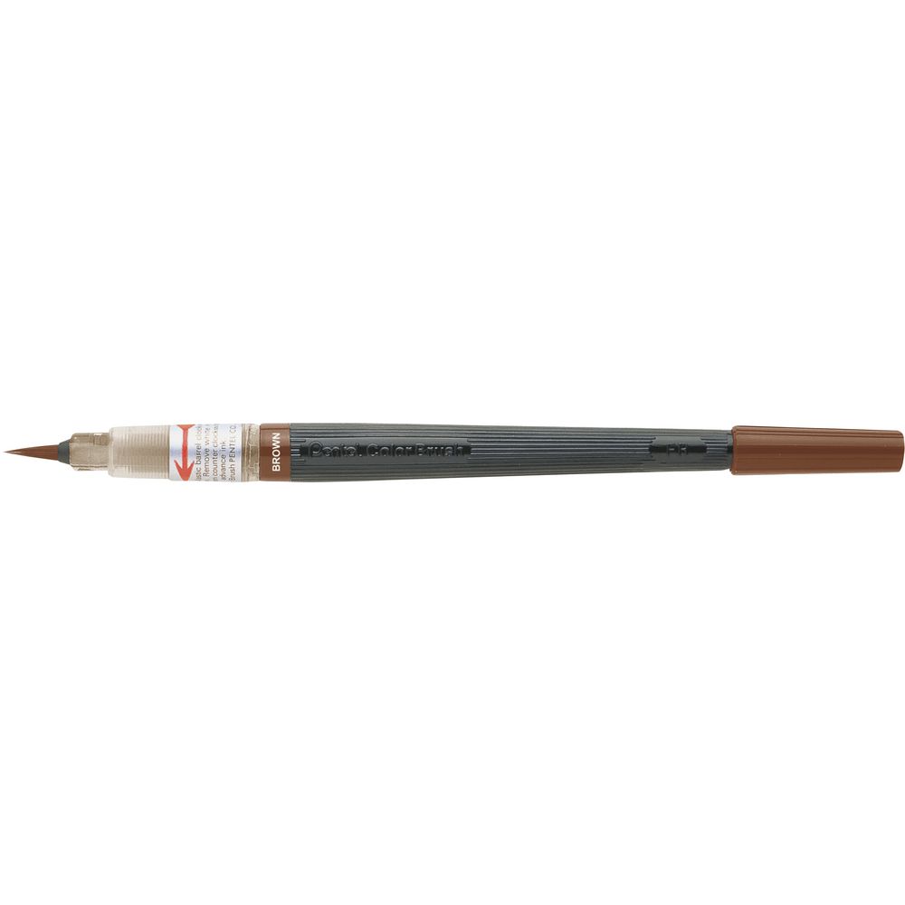 Pentel Arts Colour Refillable Paintbrush Brown
