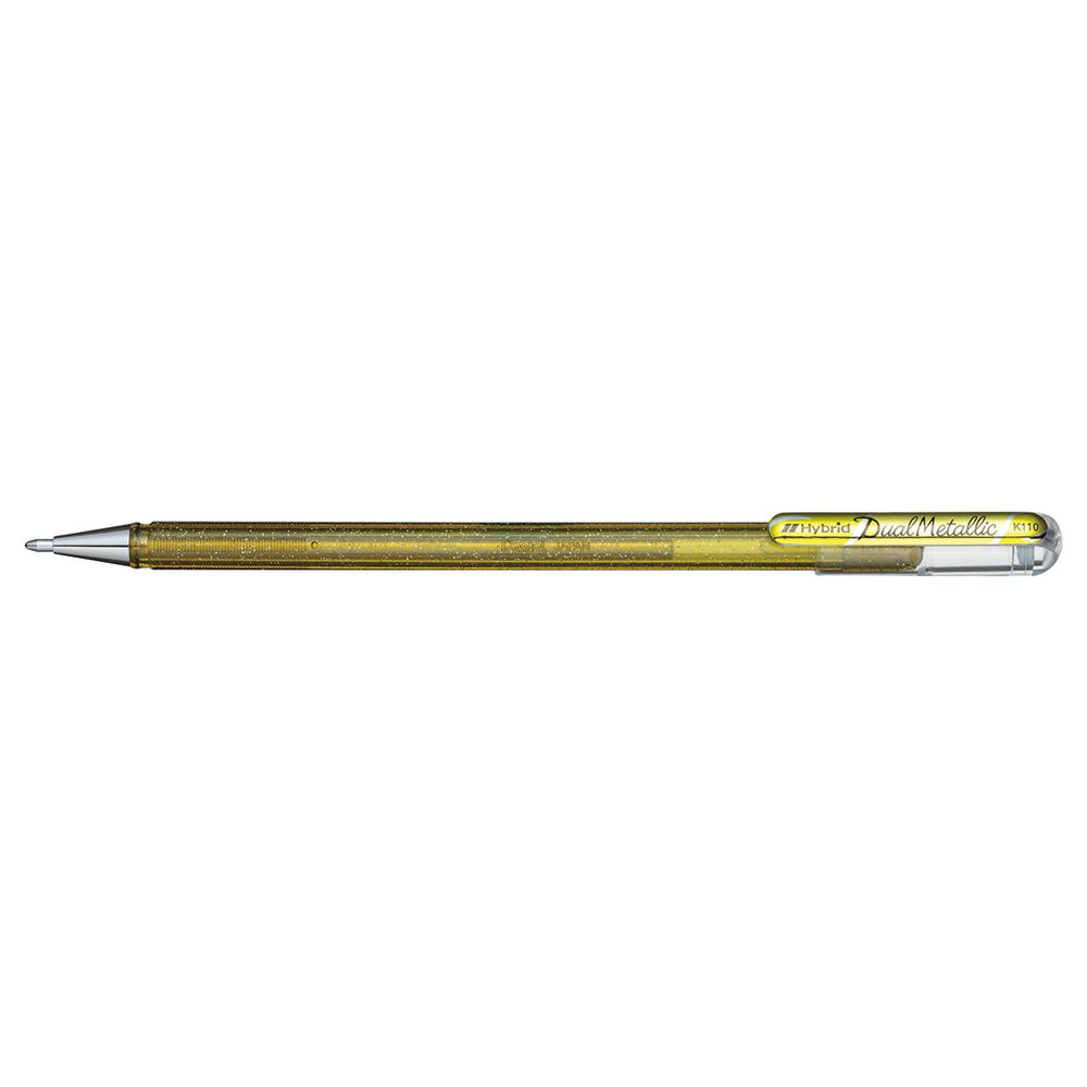 Pentel Hybrid Dual Metallic Gel Pen Gold