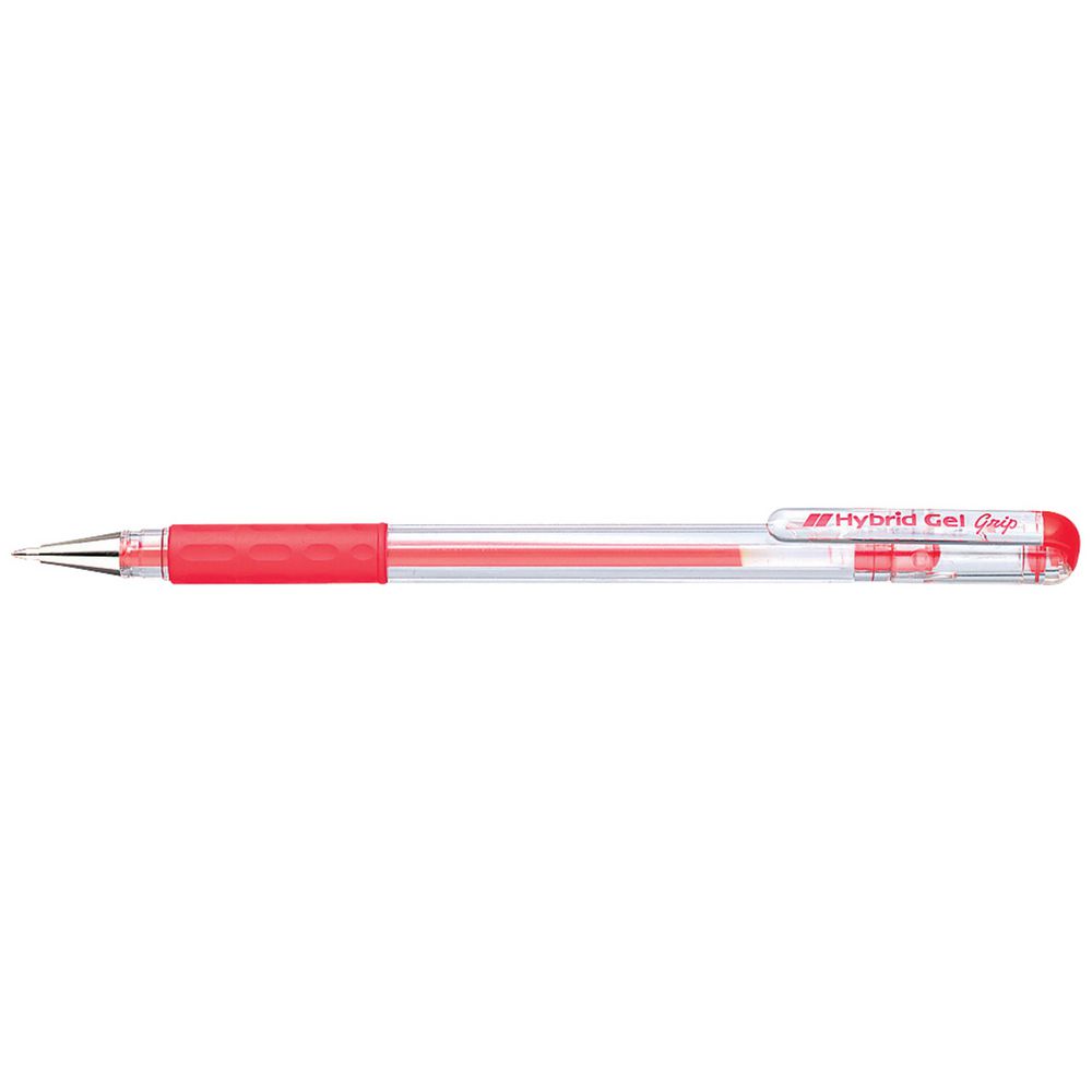 Pentel Hybrid Gel Grip K116 Gel Pen Red