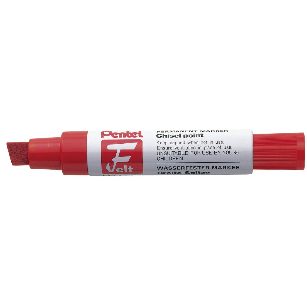 Pentel M180 Jumbo Permanent Marker Red
