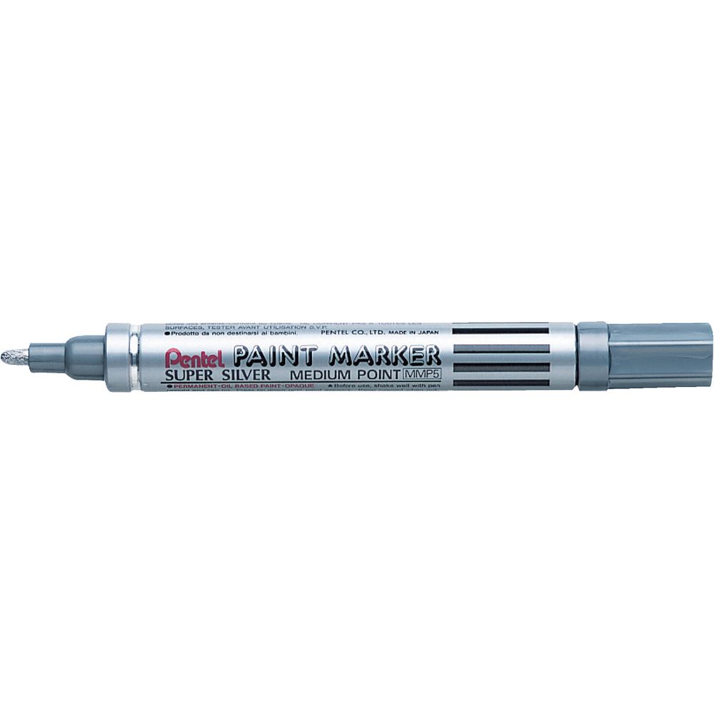 Pentel MMP5 Paint Marker Silver