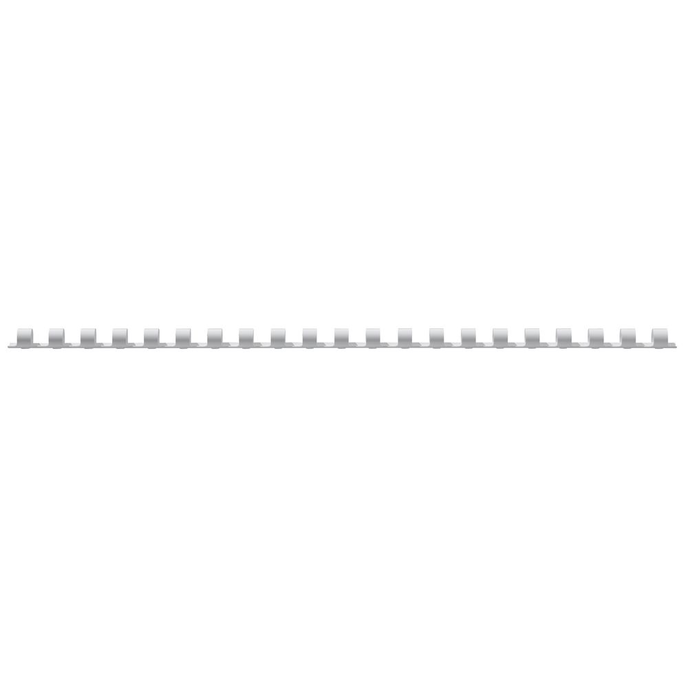GBC Binding Comb 21 Loop Plastic 8mm White 100 Pack