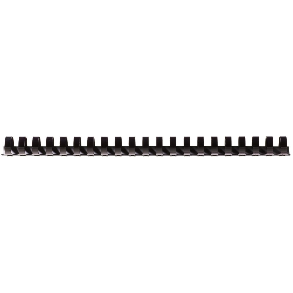GBC Binding Comb 21 Loop Plastic 19mm Black 100 Pack