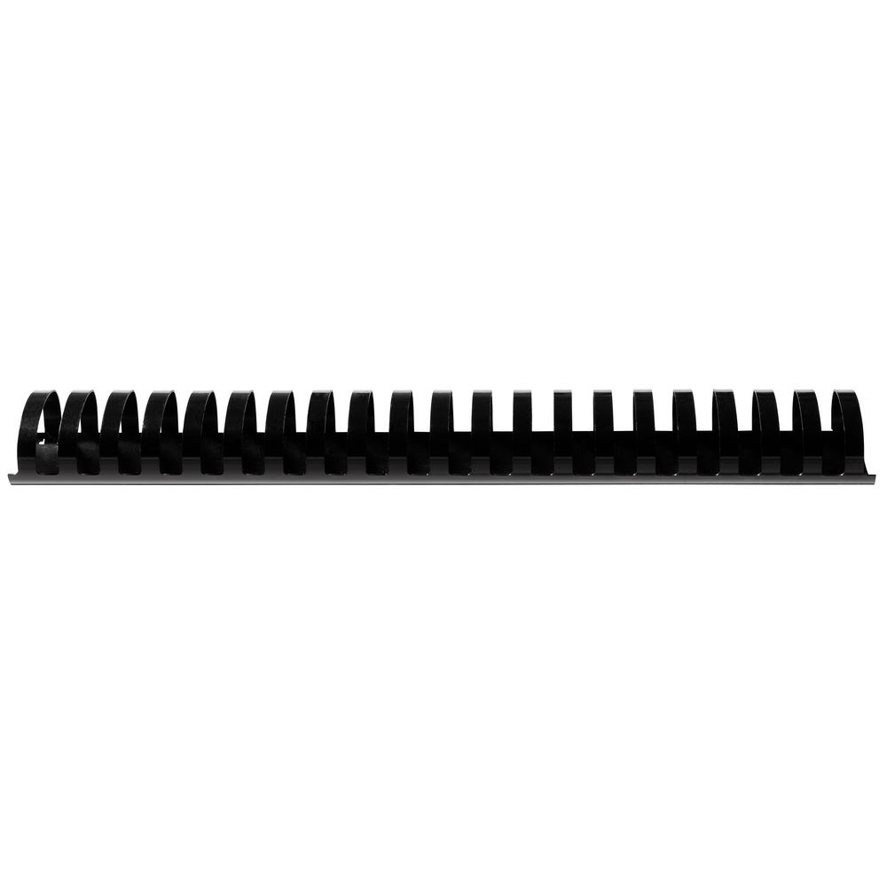 GBC Binding Comb 21 Loop Plastic 51mm Black 50 Pack
