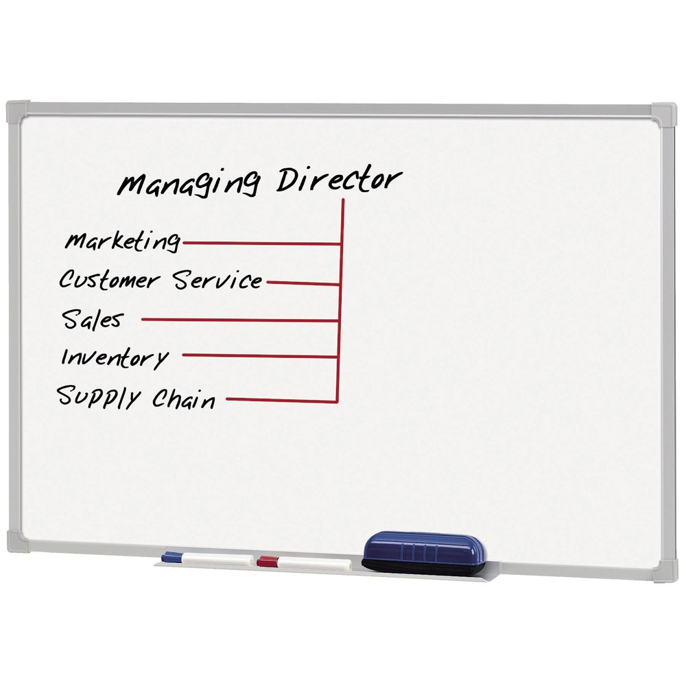 Penrite Premium Magnetic Whiteboard 900 x 600mm