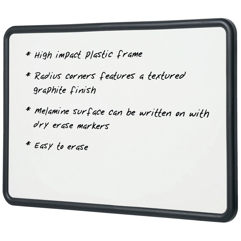 Quartet Melamine Contour Graphite Board 900 x 600mm