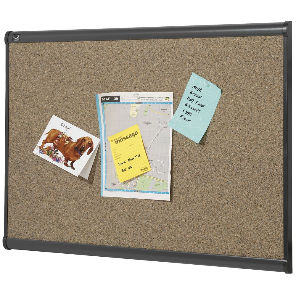 Quartet Prestige Graphite Corkboard 1200 x 900mm