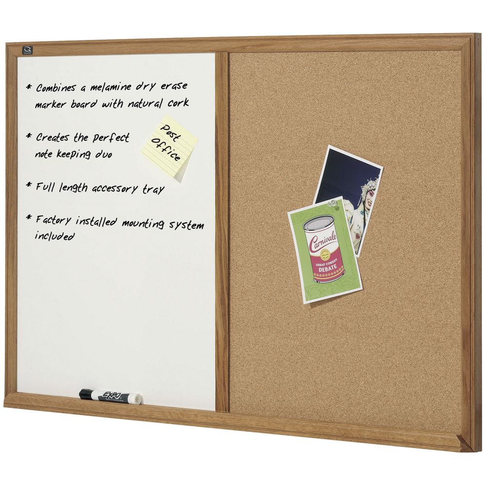 Quartet Cork/White Board Combo 1200 x 900 mm