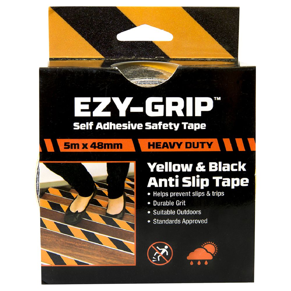 EZY-GRIP High Grit Tape 48mm x 5m Yellow