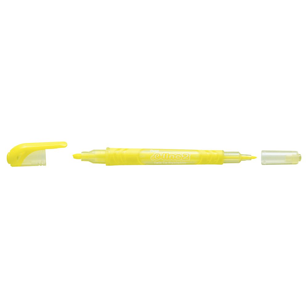 Pentel E-line 2 Twin Highlighter Yellow