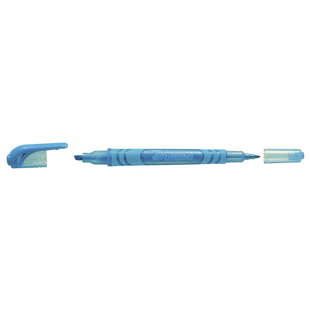 Pentel E-line 2 Twin Highlighter Sky Blue