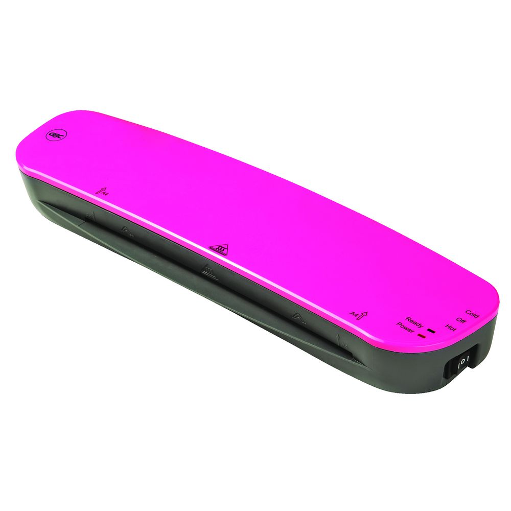 GBC Creative Splash Laminator A4 Pink Officeworks