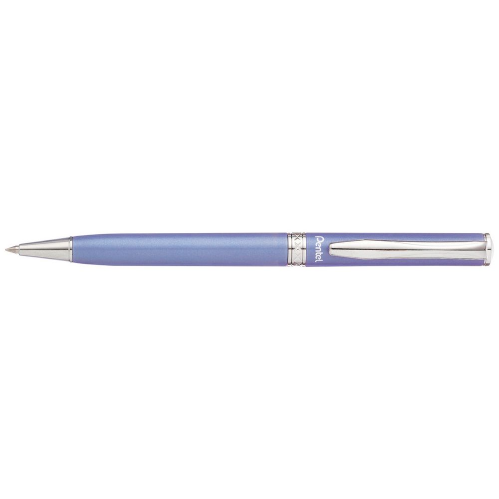 Pentel Sterling Ballpoint Pen Violet Barrel Blue