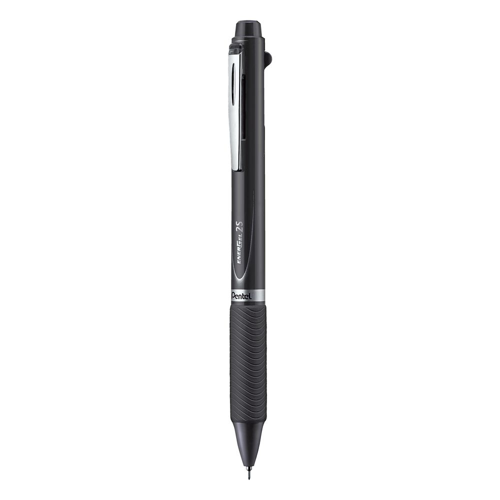 Pentel EnerGel 2+1 Multifunction Gel Pen Dark Grey Barrel