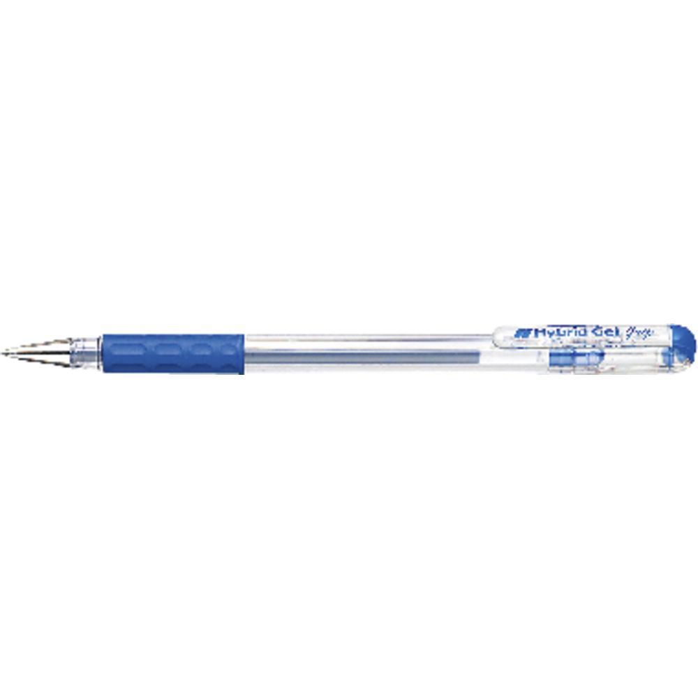 Pentel Hybrid Gel Grip RollerBall Pens Blue 2 Pack