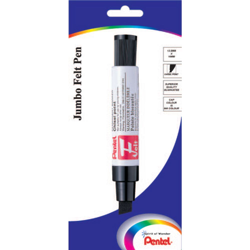Pentel M180 Jumbo Permanent Marker Black