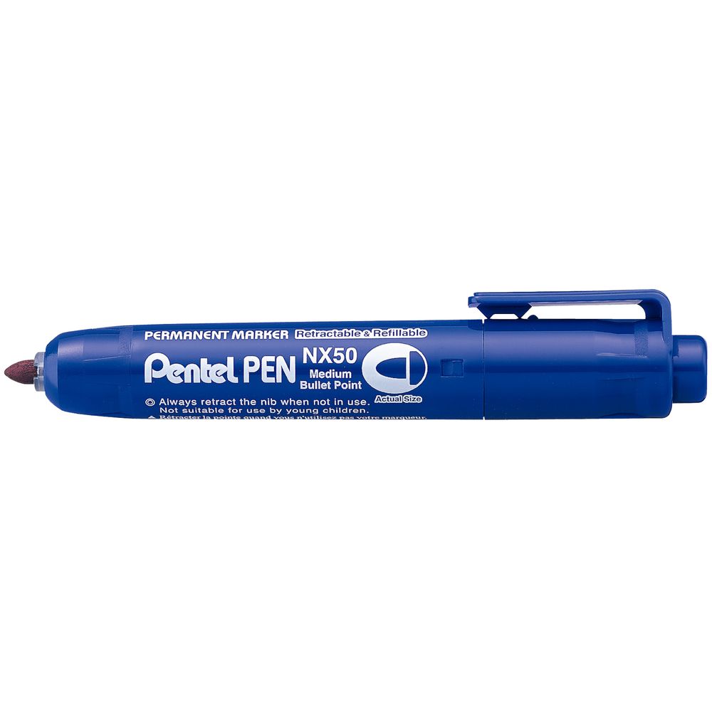 Pentel NX50 Retractable Permanent Marker Blue