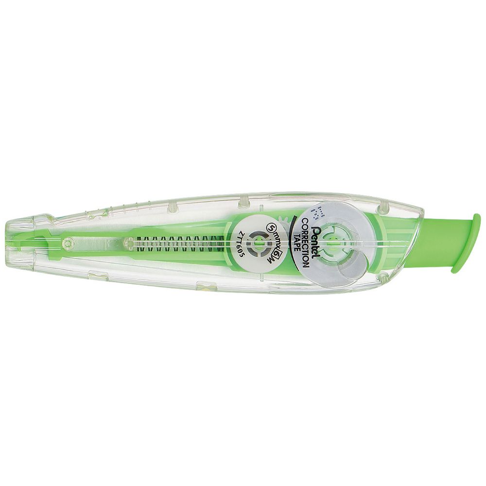Pentel ZTT605 Retractable Correction Tape 5mm x 6m Green