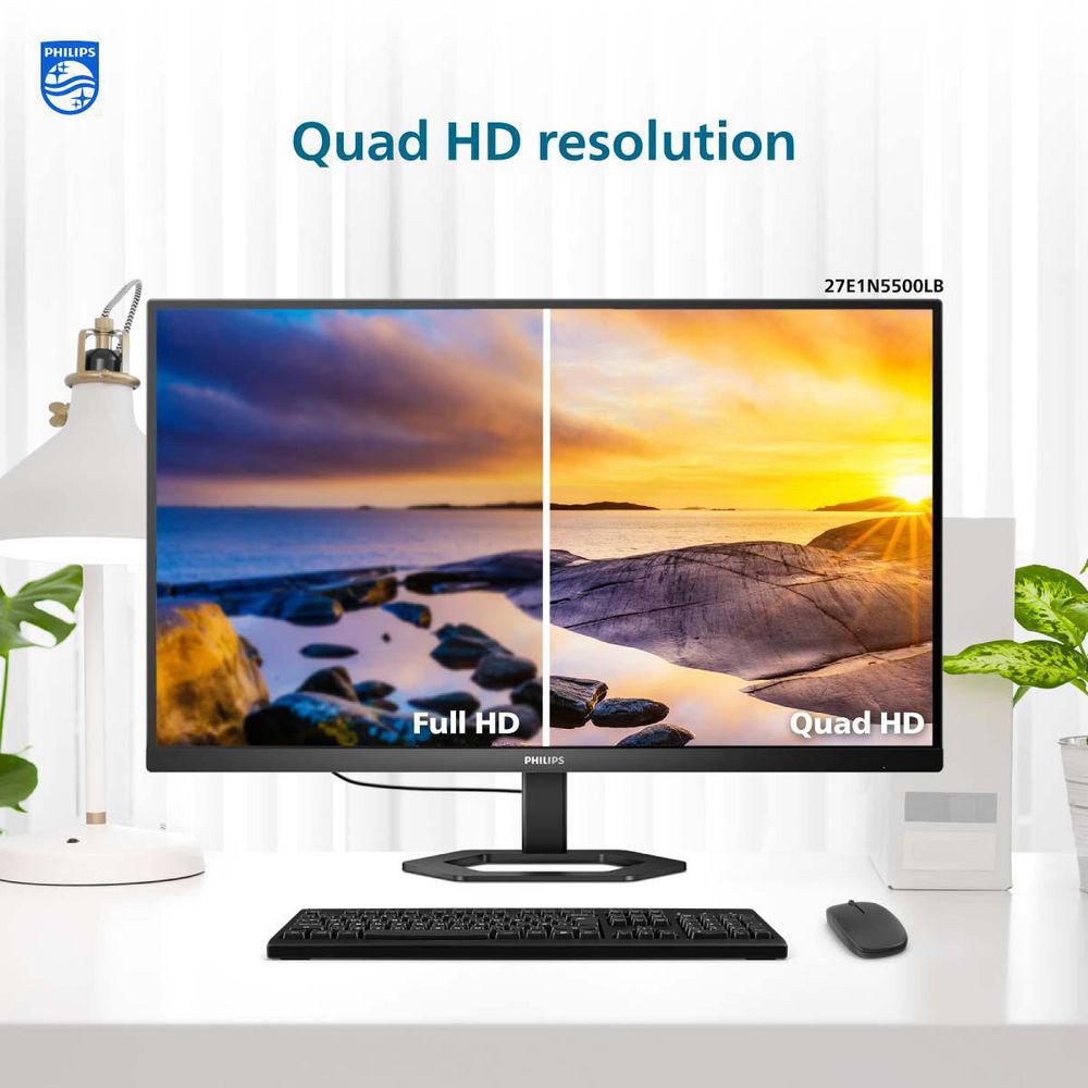 フィリップス 27E1N5500E11 27インチモニター QHD Monitor クアッド HD モニター 27E1N5500E/11 | Philips