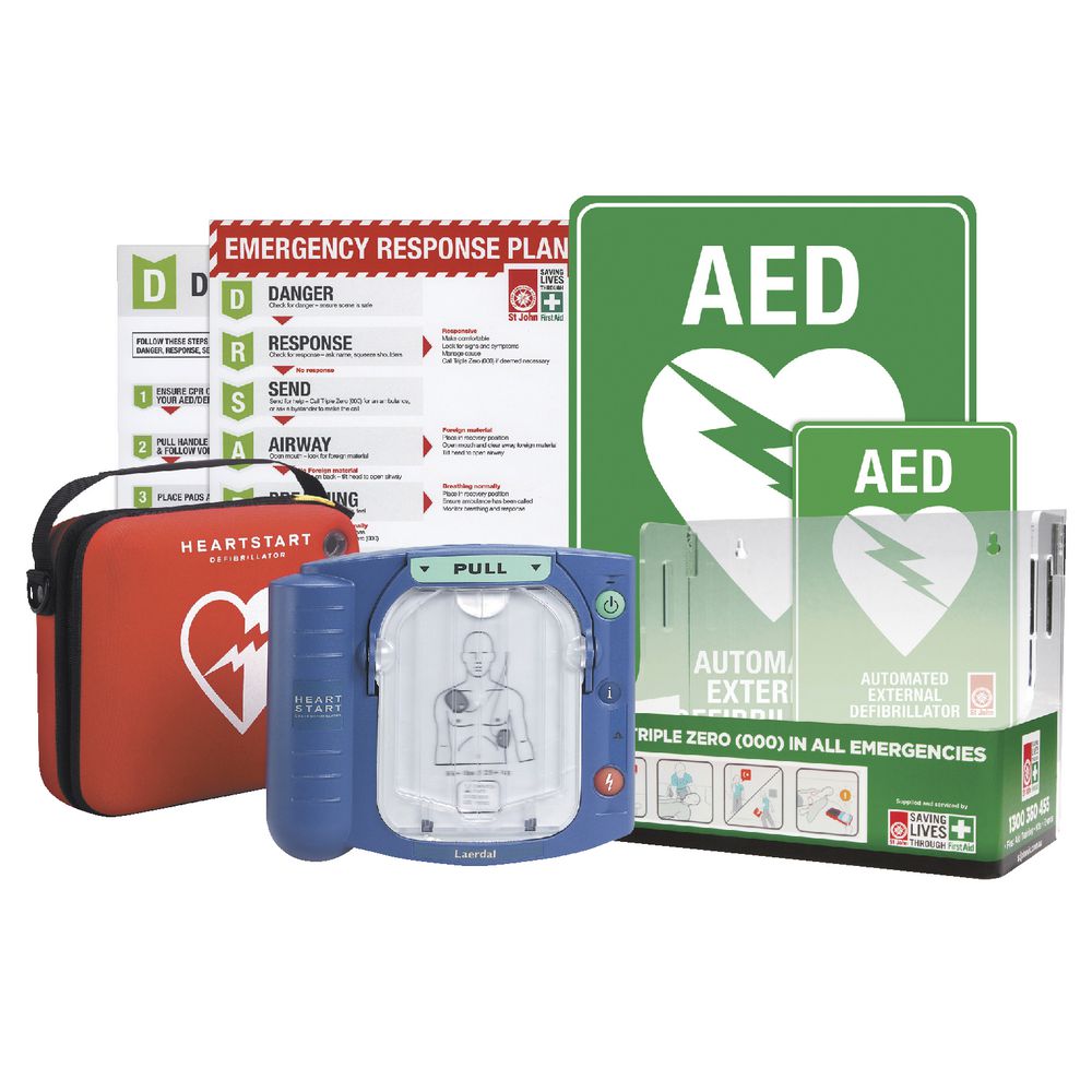 Heart Start HS1 Complete Saver Defibrillator Bundle