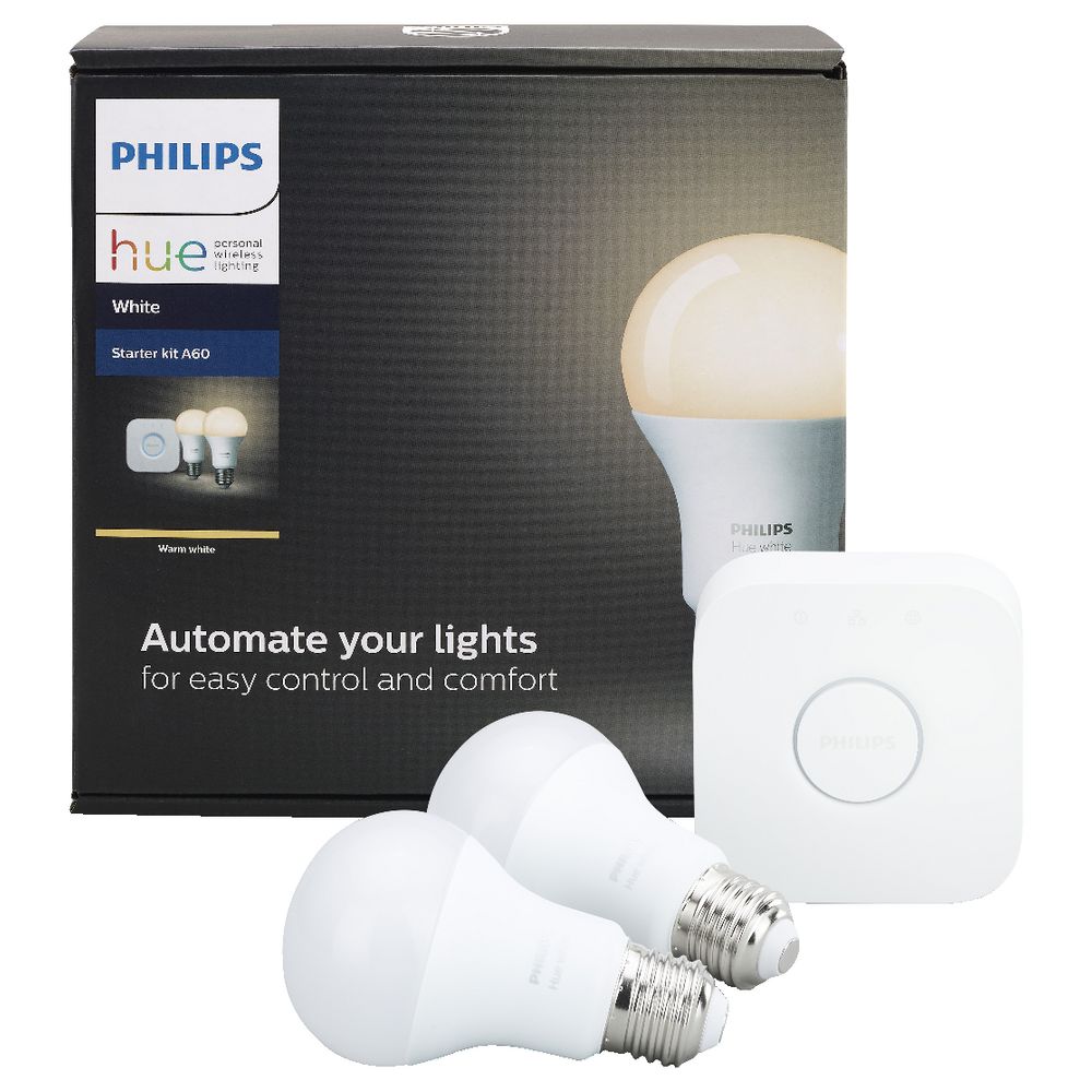 Philips Hue White A60 E27 Starter Kit
