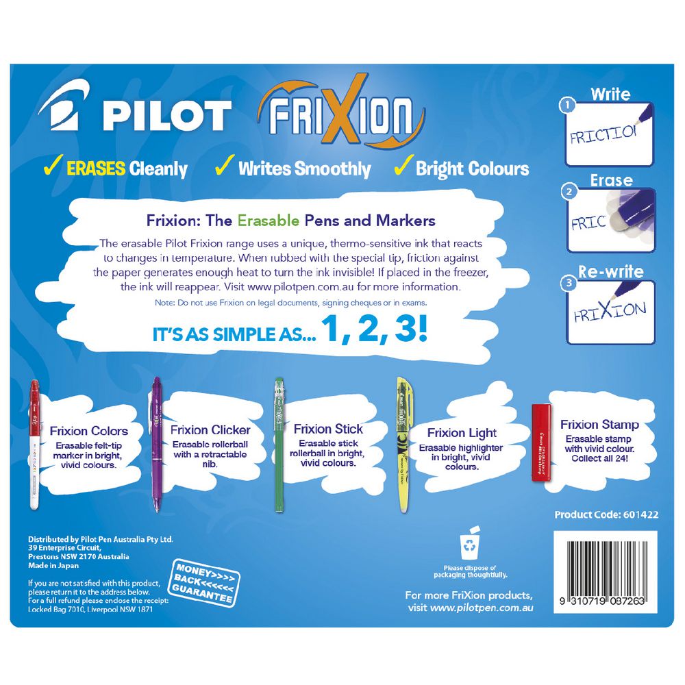 Pilot Frixion Value Pack Assorted