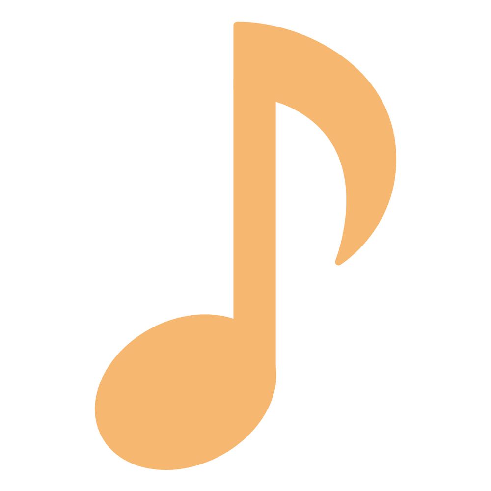 pilot frixion stamps music note apricot orange music note stamp
