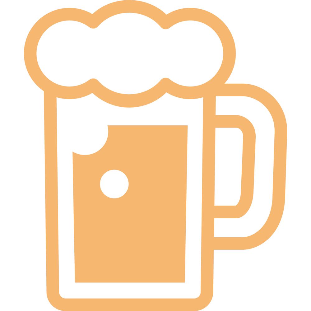 Pilot Frixion Stamps Beer Mug Apricot Orange