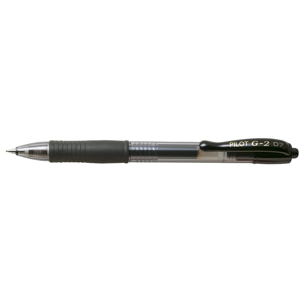 Pilot G-2 Fine Retractable Gel Pens Black 12 Pack