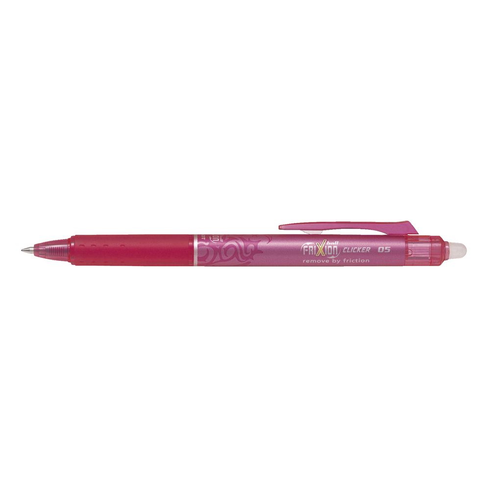 Pilot Frixion 0.5 Retractable Erasable Gel Pen Pink