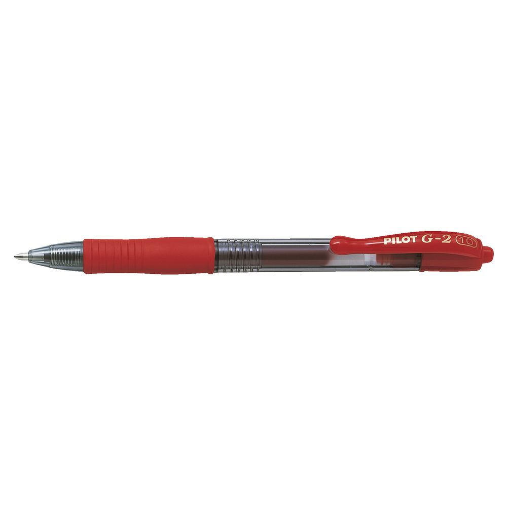 Pilot G-2 Broad Retractable Gel Pen Red