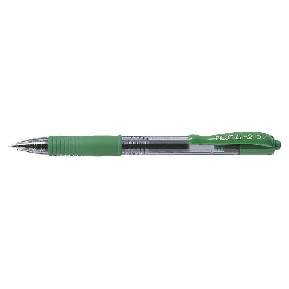 Pilot G-2 Fine Retractable Gel Pen Green