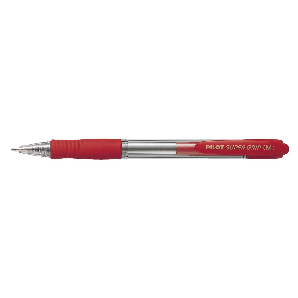 Pilot BPGP Super Grip Ballpoint Pen Red